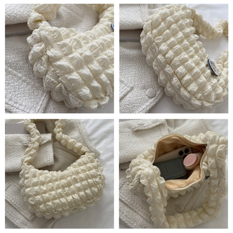 Túi Đeo Chéo Xếp Ly Cỡ Lớn Hình Đám Mây Joker Mới Cho Nữ