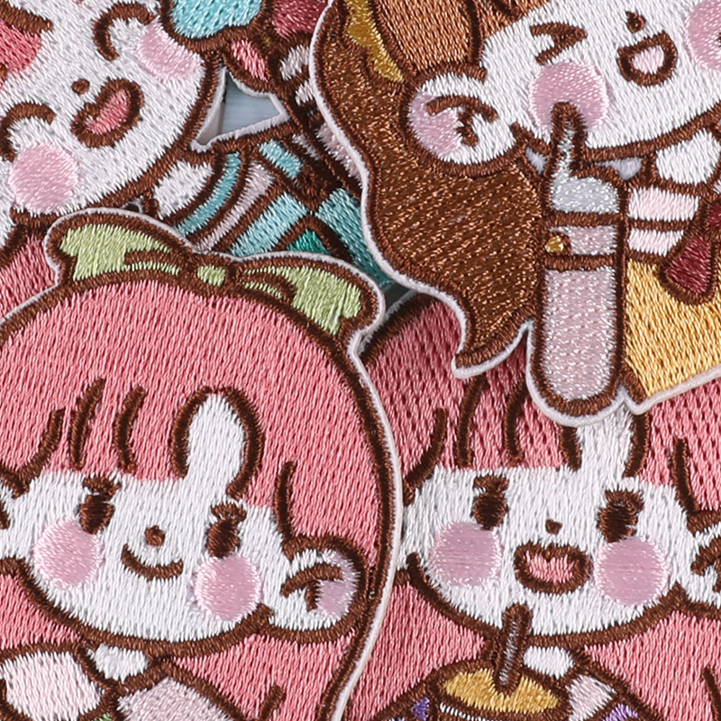 Miếng Dán Tự Dính Thêu Họa Tiết Nhân Vật Hoạt Hình Trang Trí Quần Áo DIY