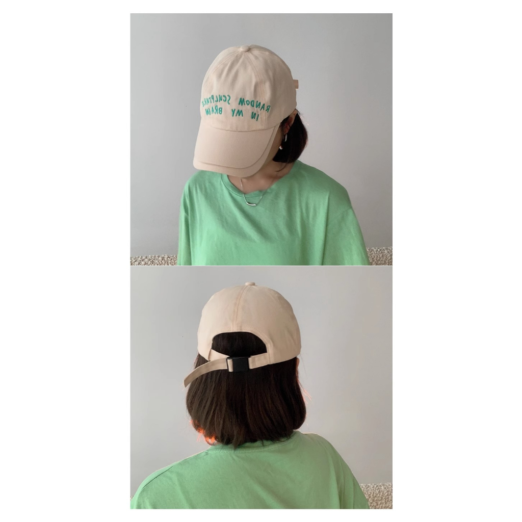 Mũ Lưỡi Trai Mềm Thêu Chữ Phong Cách Đường Phố Cá Tính