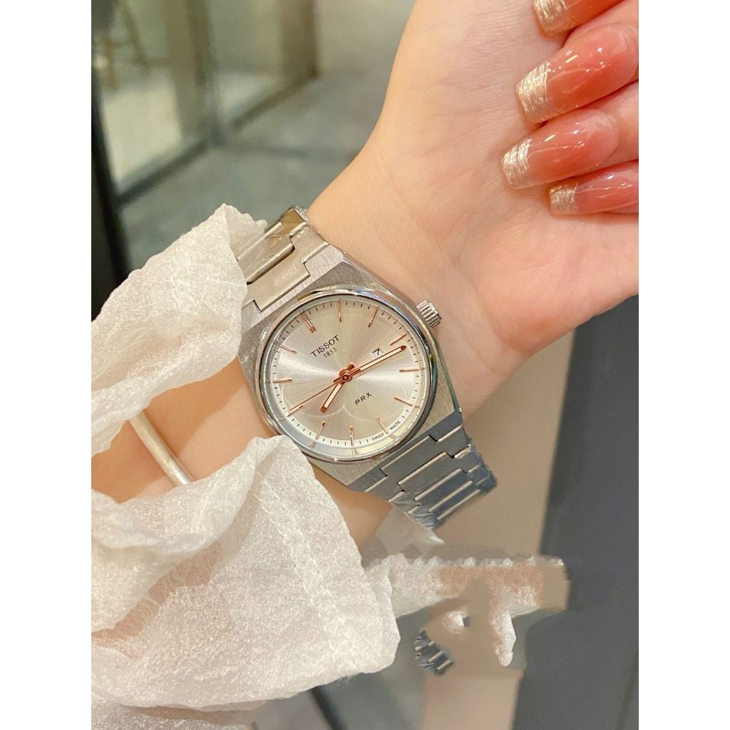 Đồng Hồ Đeo Tay Bằng Thép Không Gỉ Thời Trang Cho Nam Nữ