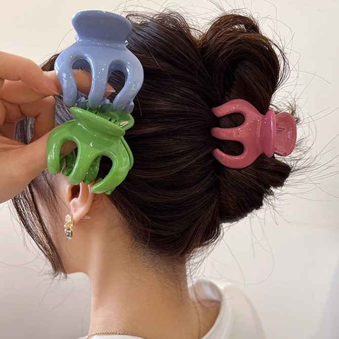 Kẹp Tóc Hình Bạch Tuộc Thời Trang Hàn Quốc Y2K