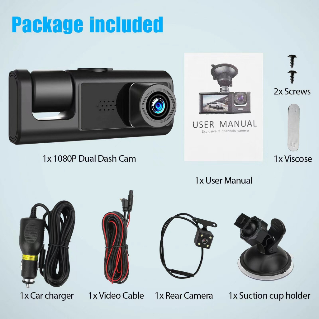 Camera Hành Trình dvr 130 Độ G Cảm Biến Chuyển Động 24H HD 1080P Cho Xe Hơi° Camera Hành Trình Cho Xe Hơi FOV