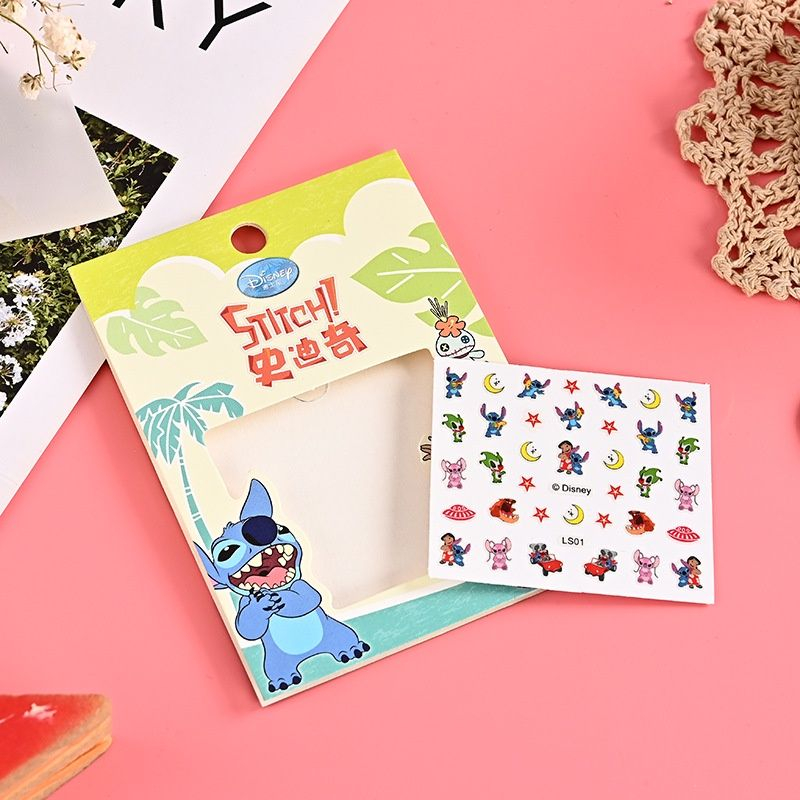 Miếng Dán Trang Trí Móng Tay Họa Tiết Hoạt Hình 3D Dễ Thương Cho Bé TZ001