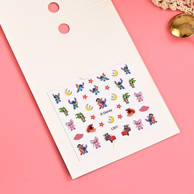 Miếng Dán Trang Trí Móng Tay Họa Tiết Hoạt Hình 3D Dễ Thương Cho Bé TZ001