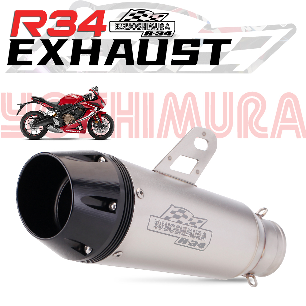 Ống Xả Nhiệt NINJA400 GSX250R R3 Yoshimura R34 Chất Lượng Cao Dành Cho Xe Máy