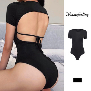 Jumpsuit tay ngắn hở lưng gợi cảm dành cho nữ
