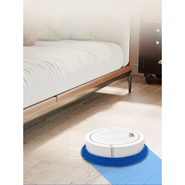 AILIYA Robot Lau Nhà Thông Minh Khử Trùng Bằng Tia UV Và Khô Sạc USB
