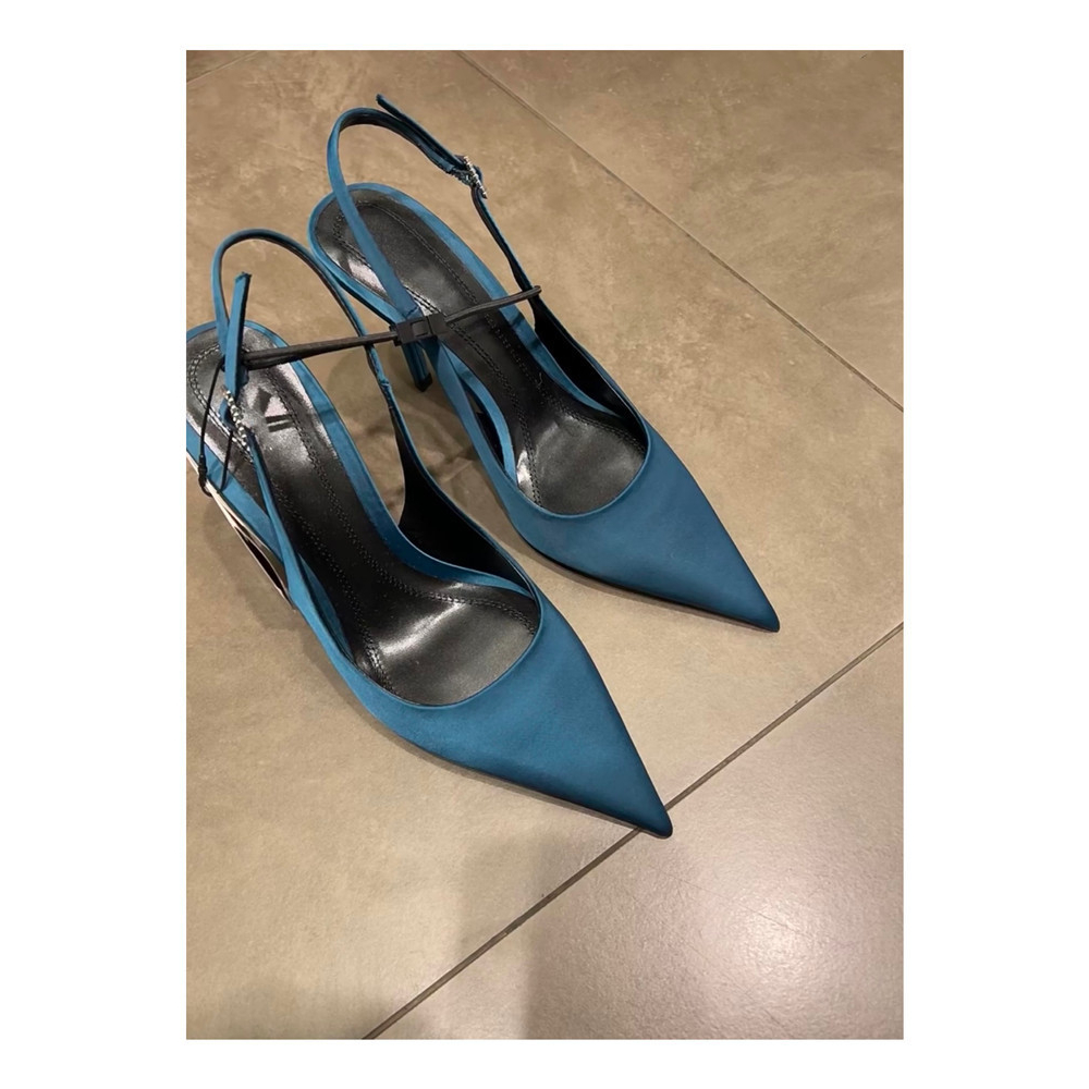 Sandal Cao Gót Mũi Nhọn Hở Ngón Cao Cấp Thiết Kế Mới Thời Trang Mùa Hè Theo Phong Cách Pháp Cho Nữ