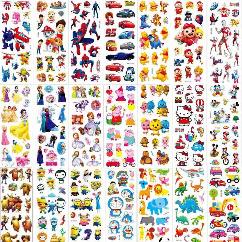 Hình Dán Bong Bóng 3D Hoạt Hình anime Tự Dính Thân Thiện Với Môi Trường Giáo Dục Cho Bé Trai Bé Gái Mẫu Giáo