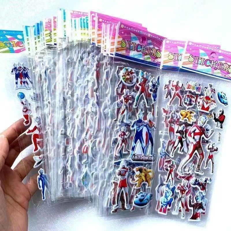 Hình Dán Bong Bóng 3D Hoạt Hình anime Tự Dính Thân Thiện Với Môi Trường Giáo Dục Cho Bé Trai Bé Gái Mẫu Giáo