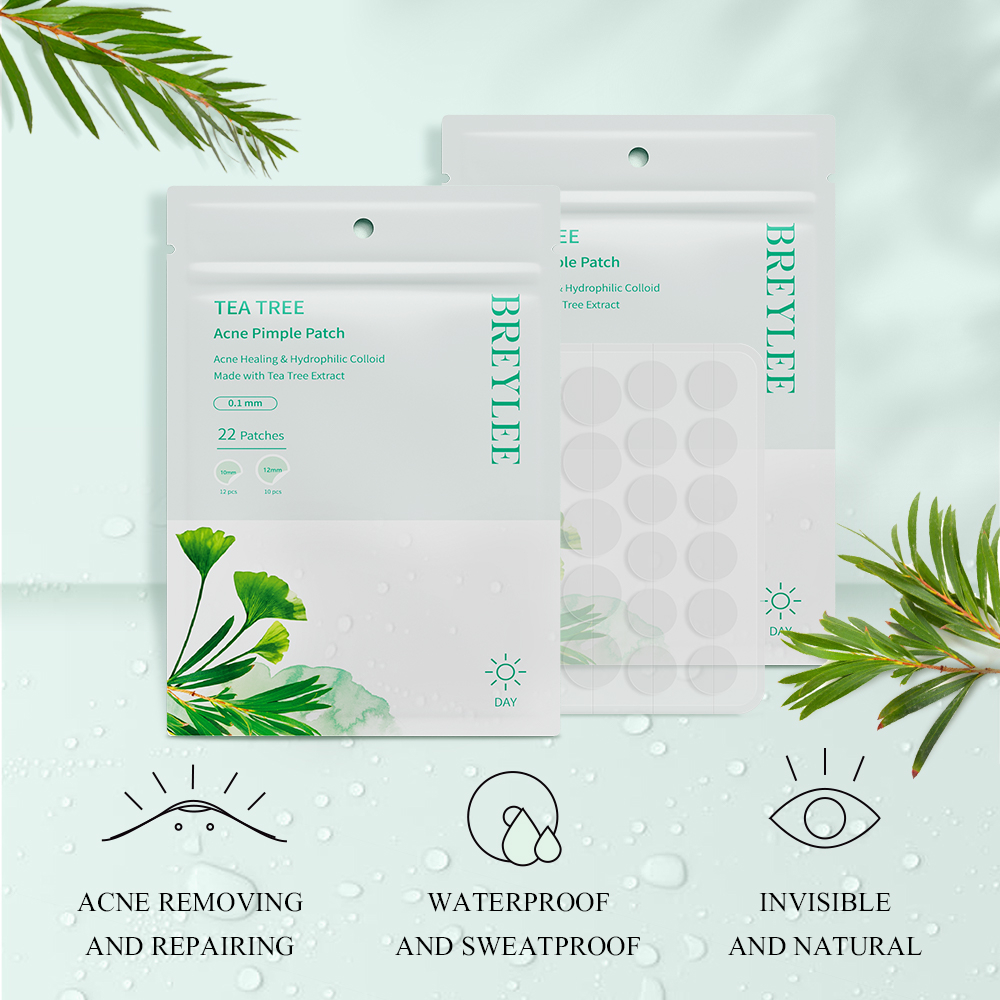 Miếng Dán Mụn BREYLEE Cao Cấp Chống Thấm Nước Dùng Ban Ngày Đêm