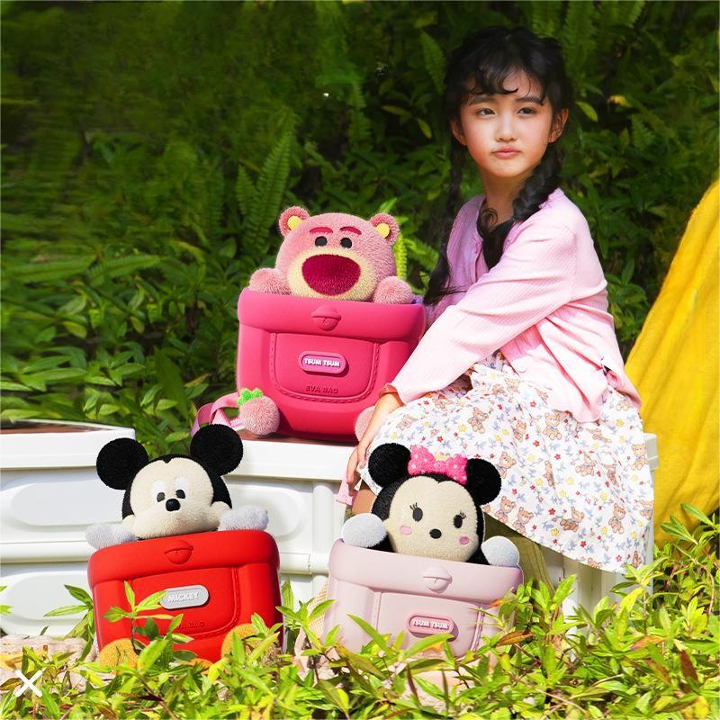 Ba lô Muppet trẻ em Ba lô bảo vệ ngoài trời Cột sống mẫu giáo gấu dâu tây