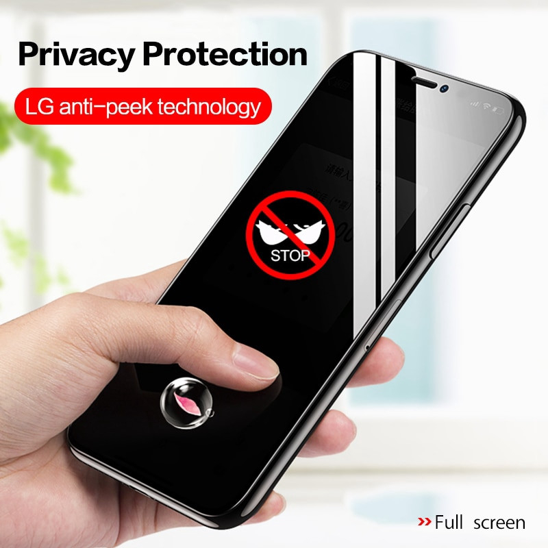 Kính Cường Lực Bảo Vệ Màn Hình Chống Nhìn Trộm Cho Apple iPhone13 12 Mini 11 Pro i7 / 8P Xs Max XR
