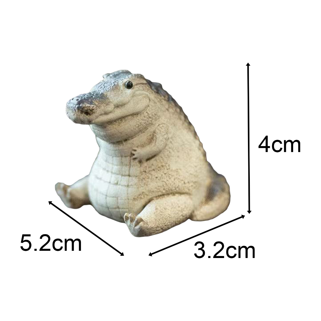 Tượng Cá Sấu Nhỏ Để Bàn Trang Trí Phòng Khách