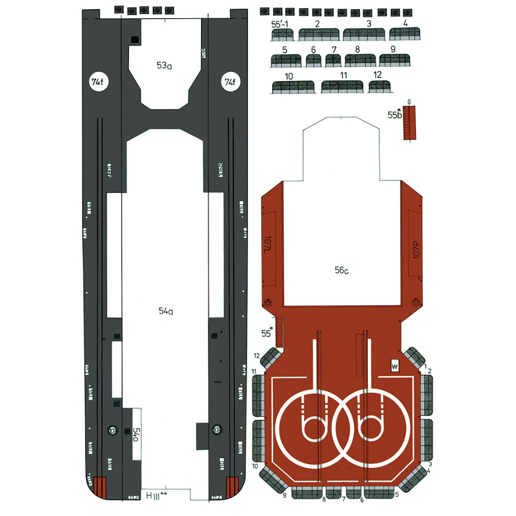 Mô hình tàu chiến Levchenko tỉ lệ 1 / 200 thời trang