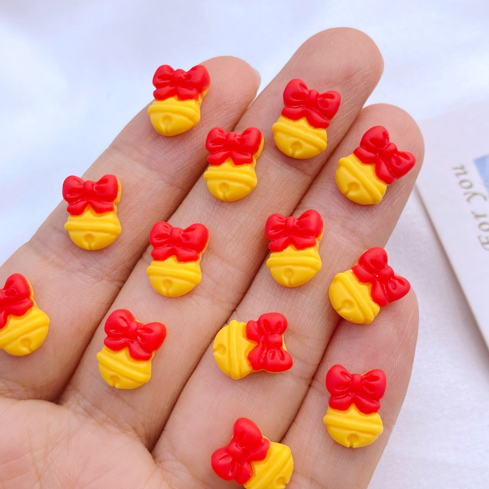 30 miếng mini làm móng tay dễ thương phim hoạt hình giáng sinh dòng nhựa trang trí thủ công mỹ nghệ trang trí nhà dress up phụ kiện làm móng