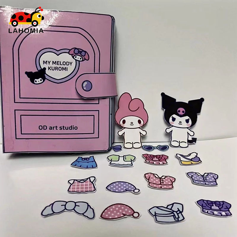 Lahomia Dress Up Doudou Kids Giáo dục Handmade Diy Crayon Vải Búp bê