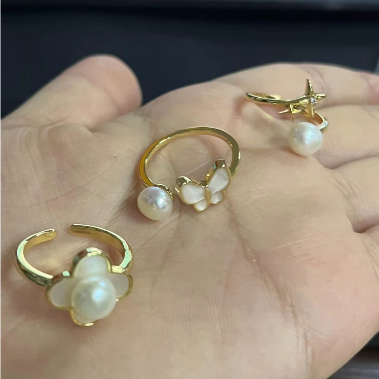 Giá Bán Sỉ Nhẫn Ngọc Trai Nước Ngọt Chính Hãng