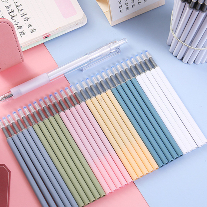 Bút Bi Bấm Mực Đen Ngòi 0.5mm Chất Lượng Cao