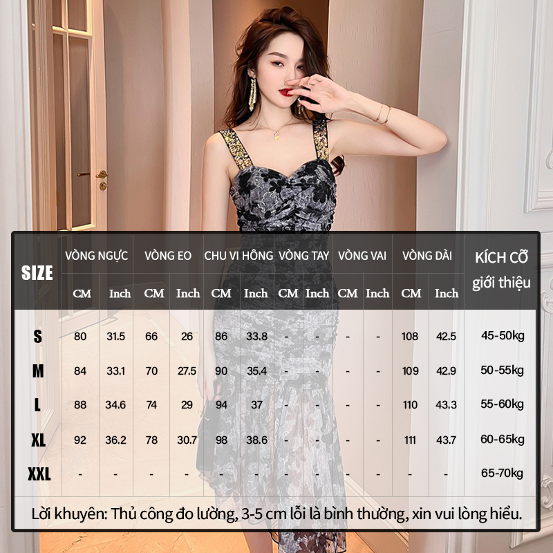ZYHT  Đầm Cưới Đuôi Cá Màu Xám In Hoa Thời Trang Hàn Quốc Cho Bạn Gái  10129