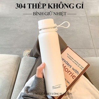 Bình nước giữ nhiệt Travel 850ML/1100ML Bình Nước Giữ Nhiệt Bằng Thép Không Gỉ với bộ lọc