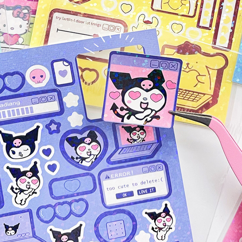 Sanrio Nhãn Dán Trang Trí Hình Chú Chó Kulomi Yugui Chống Thấm Nước