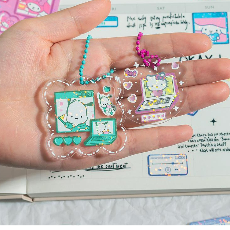 Sanrio Nhãn Dán Trang Trí Hình Chú Chó Kulomi Yugui Chống Thấm Nước