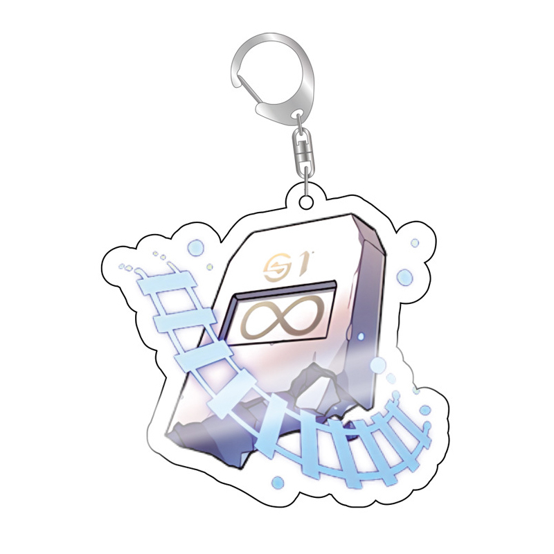 Móc Khóa Acrylic Hình Vé Máy Bay Trong Game Honkai: Star