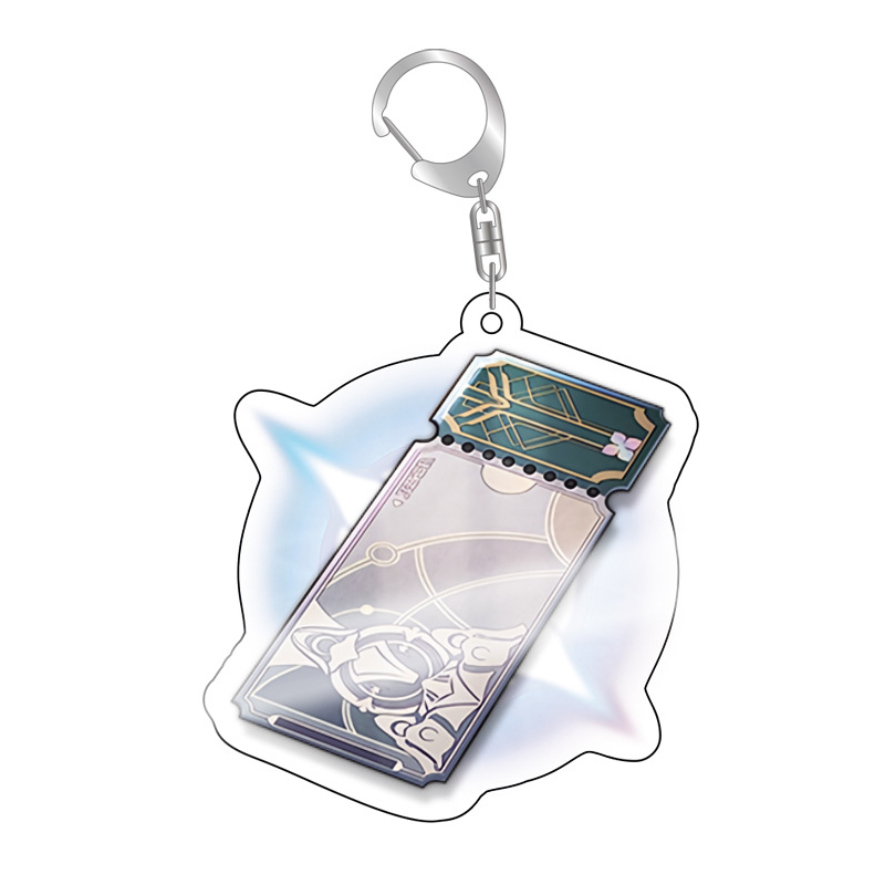Móc Khóa Acrylic Hình Vé Máy Bay Trong Game Honkai: Star