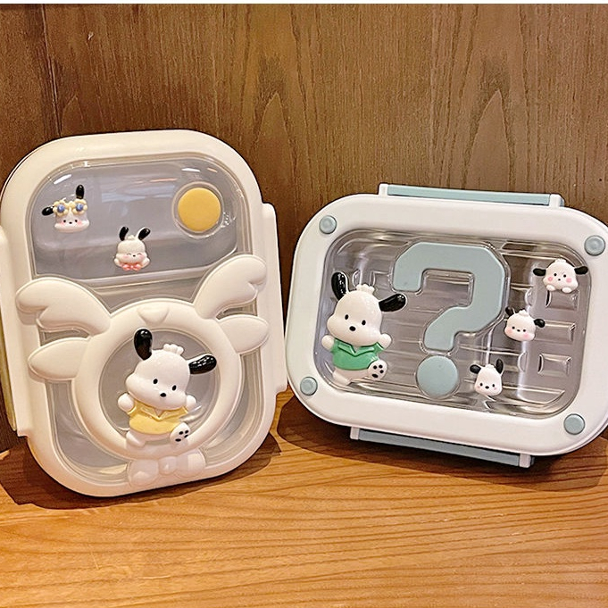 Hộp cơm Giữ Nhiệt Bằng Thép Không Gỉ 304 Họa Tiết Hoạt Hình Xinh Xắn Hộp cơm trưa inox 304  Hộp bent