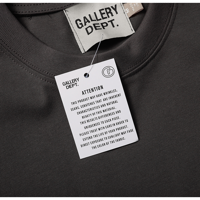 Áo Thun cotton Ngắn Tay In Họa Tiết GALLERY DEPT Thời Trang Mùa Hè Cho Nam Và Nữ