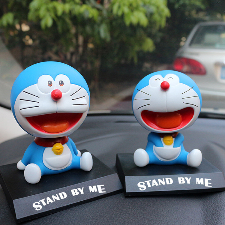 Mô Hình Nhân Vật Doraemon Nobita Nobi Đầu Lắc Bằng PVC 10cm Có Giá Đỡ Điện Thoại Trang Trí Xe Hơi 8 Kiểu
