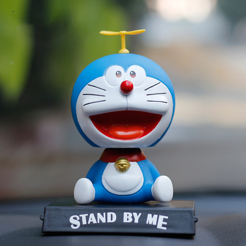 Mô Hình Nhân Vật Doraemon Nobita Nobi Đầu Lắc Bằng PVC 10cm Có Giá Đỡ Điện Thoại Trang Trí Xe Hơi 8 Kiểu