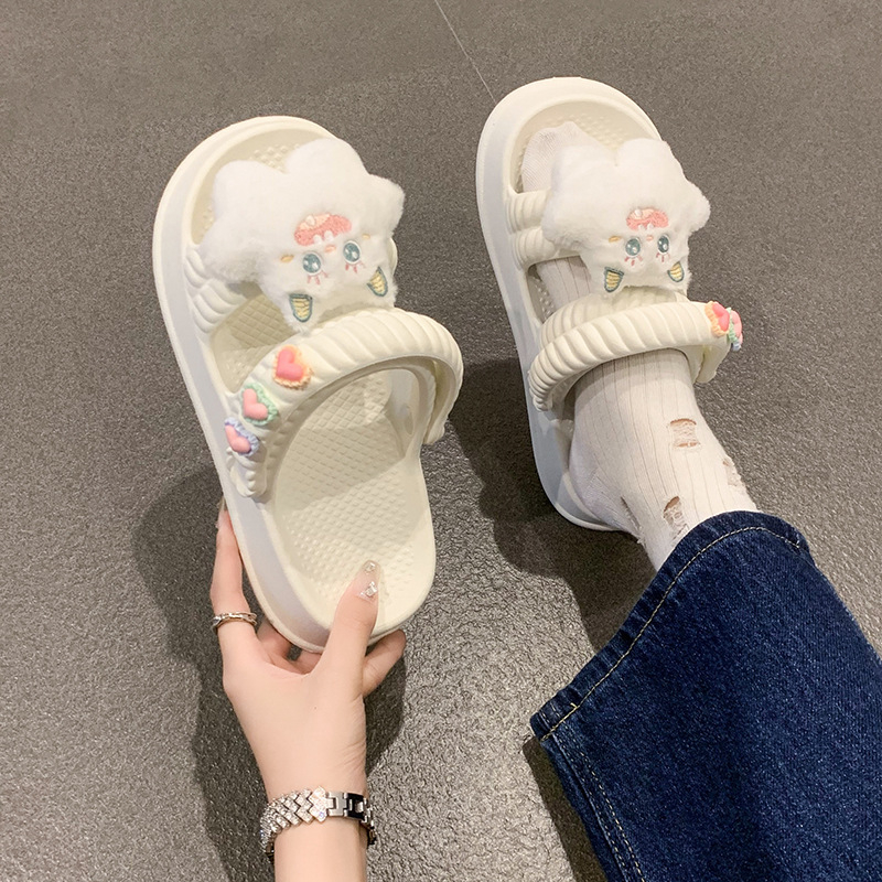 Dép đi biển Họa Tiết Hoạt Hình Dễ Thương Cho Nữ