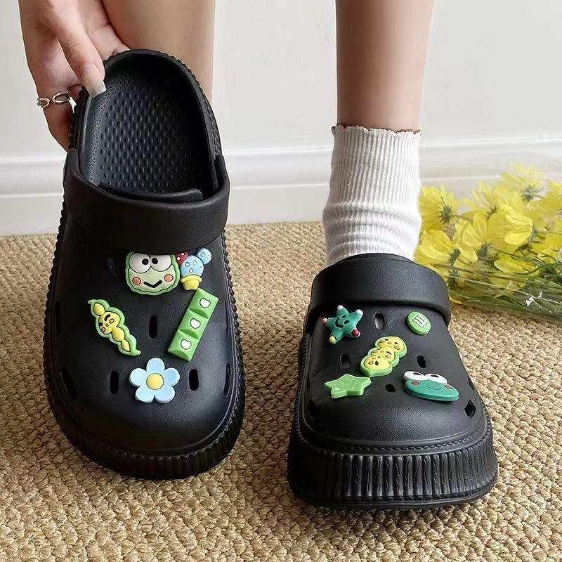 FEIJIANU dép Cross dép sandal nữ giày đi biển đáng yêu thoải mái28Z2307113