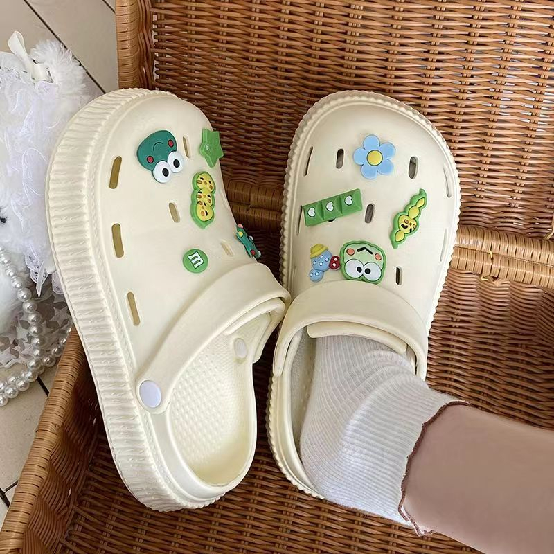 FEIJIANU dép Cross dép sandal nữ giày đi biển đáng yêu thoải mái28Z2307113