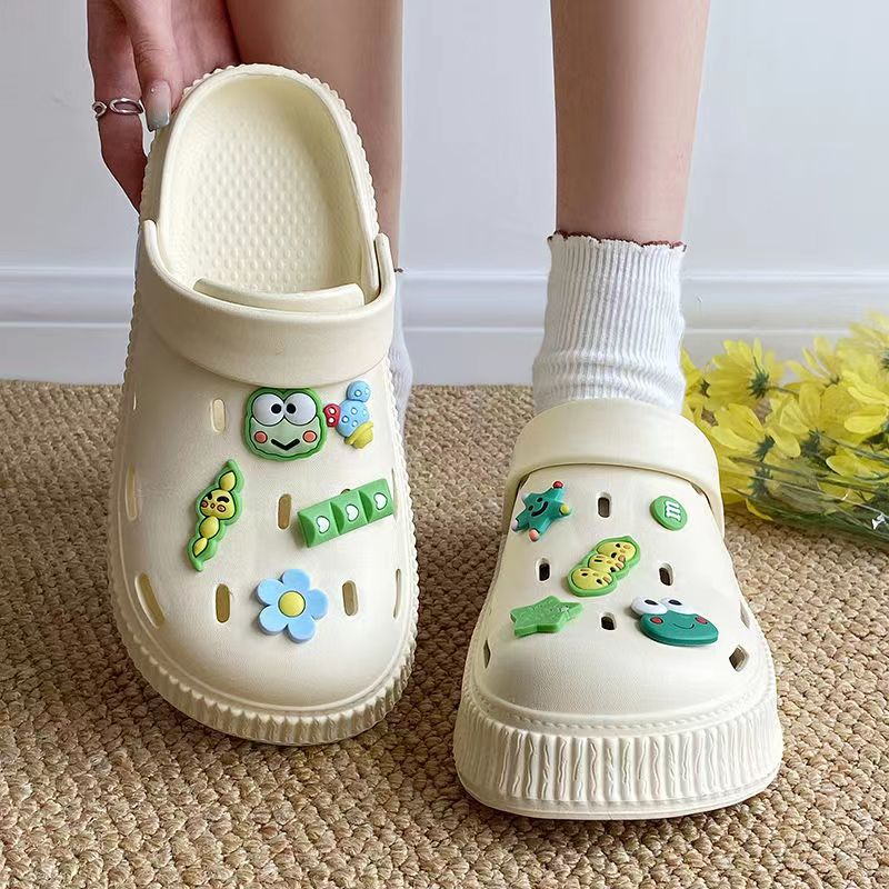 FEIJIANU dép Cross dép sandal nữ giày đi biển đáng yêu thoải mái28Z2307113