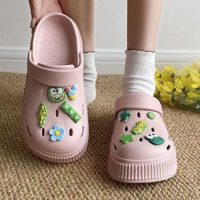 FEIJIANU dép Cross dép sandal nữ giày đi biển đáng yêu thoải mái28Z2307113