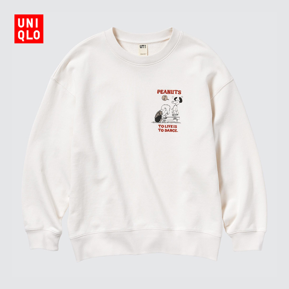 Hàng Mới Về Áo Sweater Uniqlo Tay Dài In Hình Snoopy Dễ Thương Cho Nam Và Nữ 461804