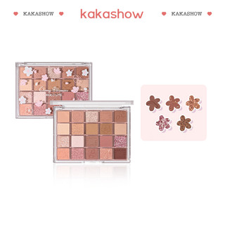 Bảng phấn mắt KAKASHOW Dikalu A513 20 ô họa tiết hoa anh đào xinh xắn trang điểm long lanh cho mắt