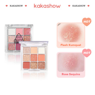  Bảng phấn mắt KAKASHOW A521 9 tông màu đất cho người mới bắt đầu 