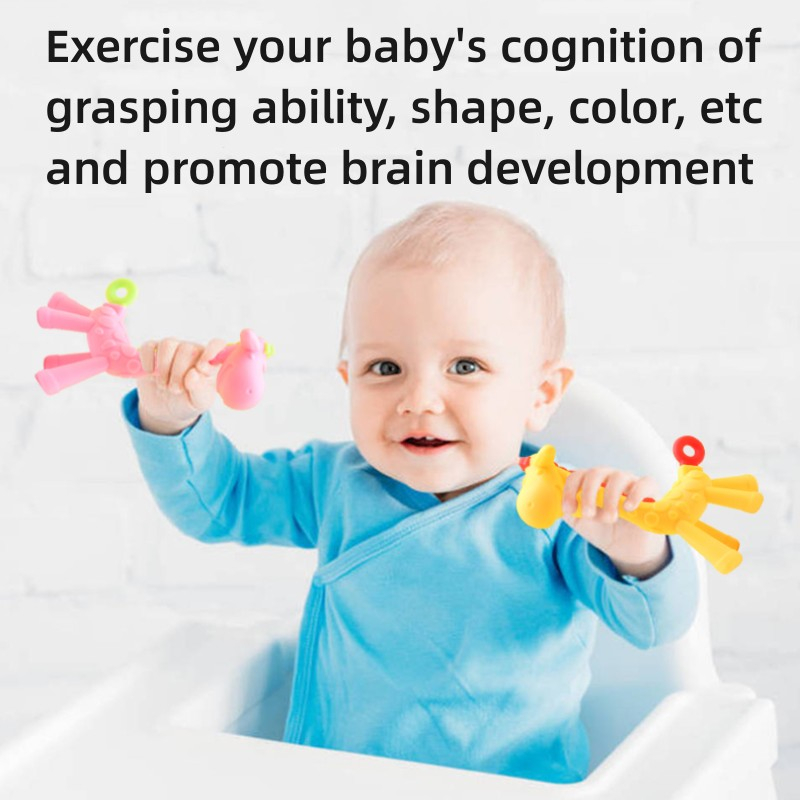 Đồ Chơi Hươu Cao Cổ Bằng silicone Dành Cho Trẻ Nhỏ