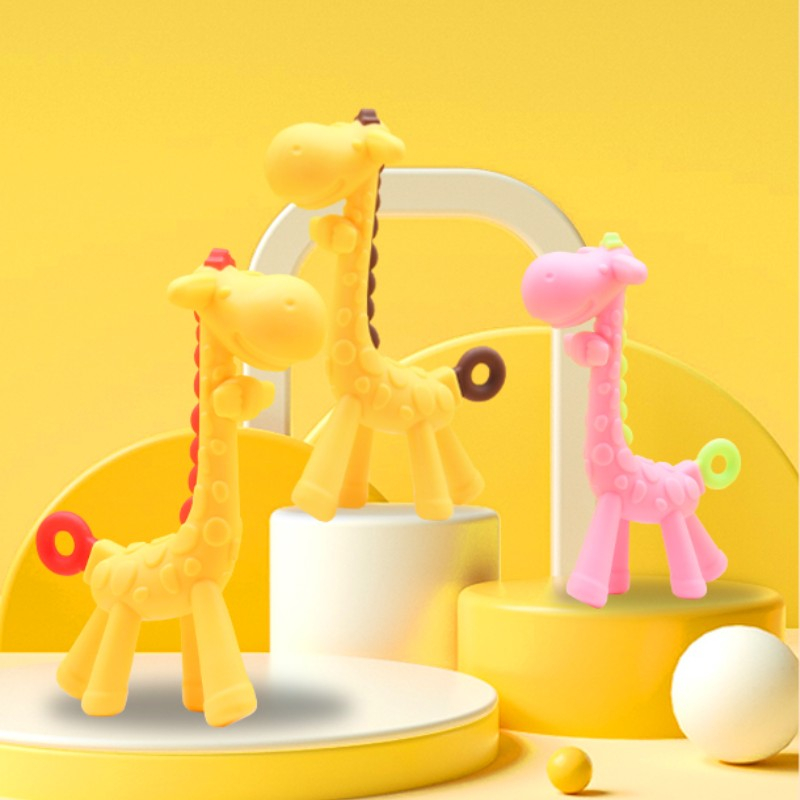 Đồ Chơi Hươu Cao Cổ Bằng silicone Dành Cho Trẻ Nhỏ