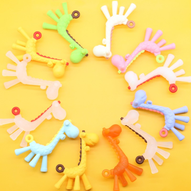 Đồ Chơi Hươu Cao Cổ Bằng silicone Dành Cho Trẻ Nhỏ