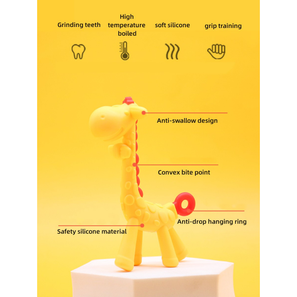 Đồ Chơi Hươu Cao Cổ Bằng silicone Dành Cho Trẻ Nhỏ