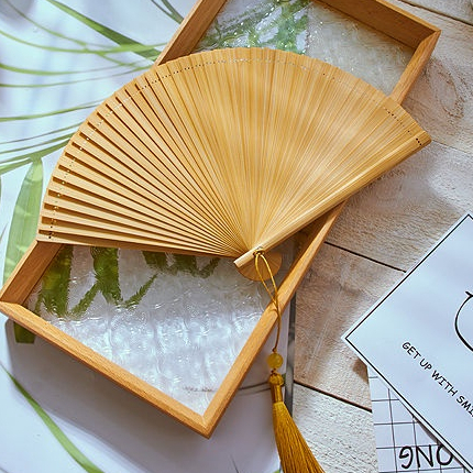 Cây Tre Quạt Xếp Bằng Tre Phong Cách Cổ Điển Cho Nam Và Nữ