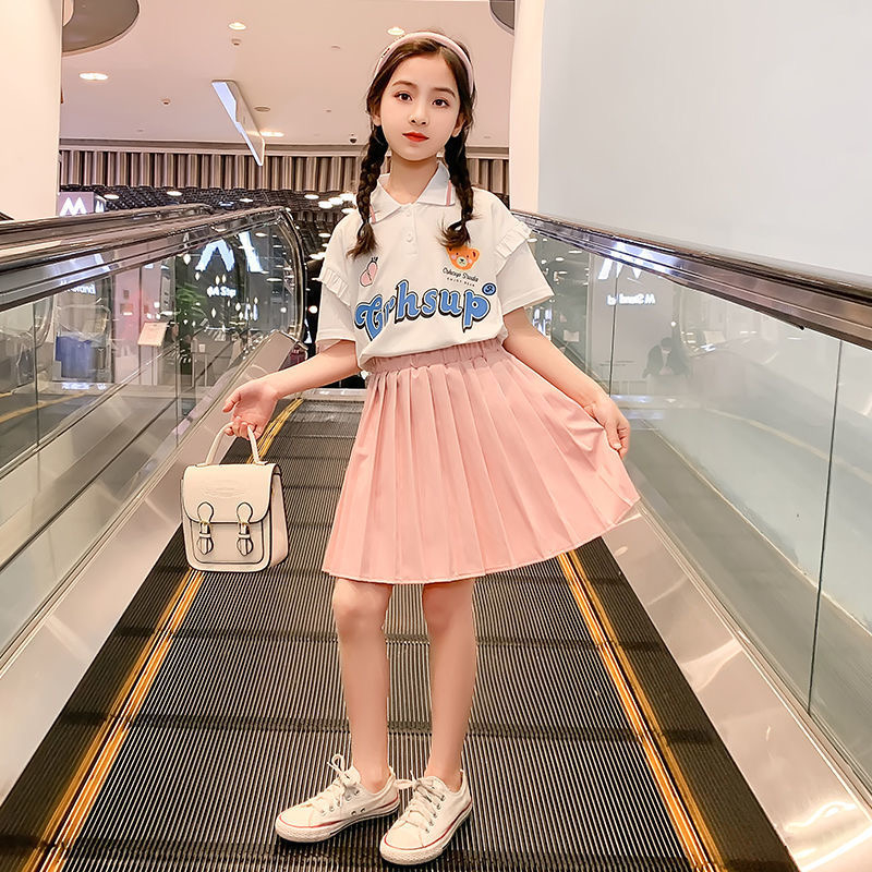 Chân Váy Xếp Ly Lưng Cao Màu Pastel Dễ Thương Chất Lượng Cao Thời Trang Hàn Quốc Cho Bé Gái