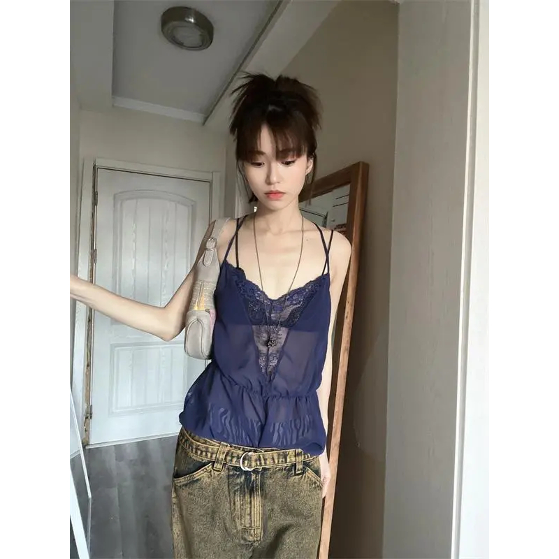 Áo Hai Dây Ôm Dáng Phong Cách Gợi Cảm Thiết Kế Mới Mùa Hè Cho Nữ