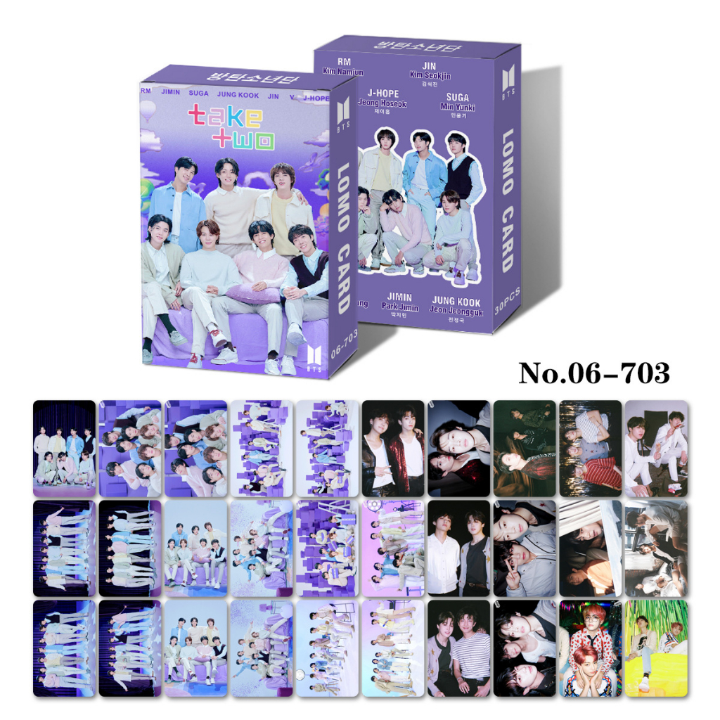 BTS Proof Album Photocard IU SEVENTEEN MONSTA X Lomo Card
