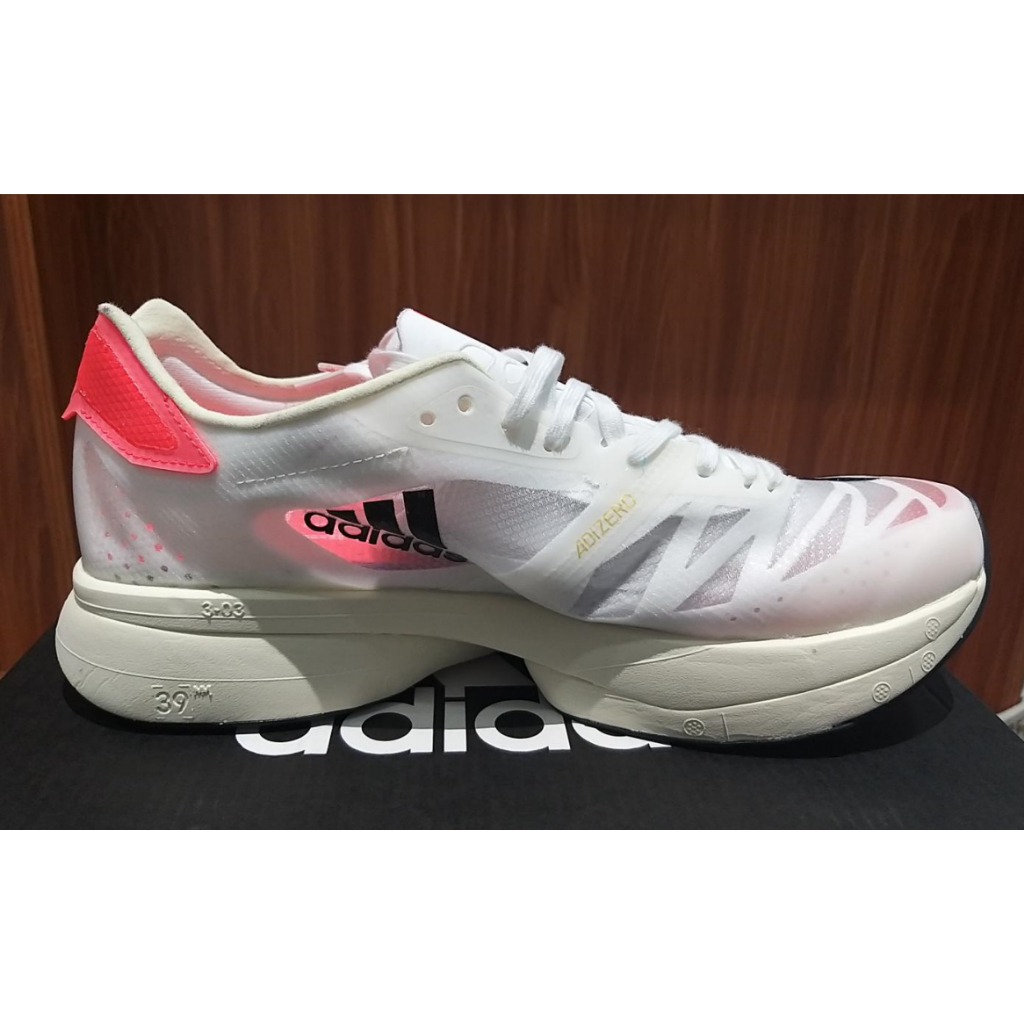 Giày Thể Thao Chạy Bộ Phối Lưới Carbon Thoáng Khí Hấp Thụ Sốc Chất Lượng Cao Boston Marathon Racing (adizero adios pro2.0) D